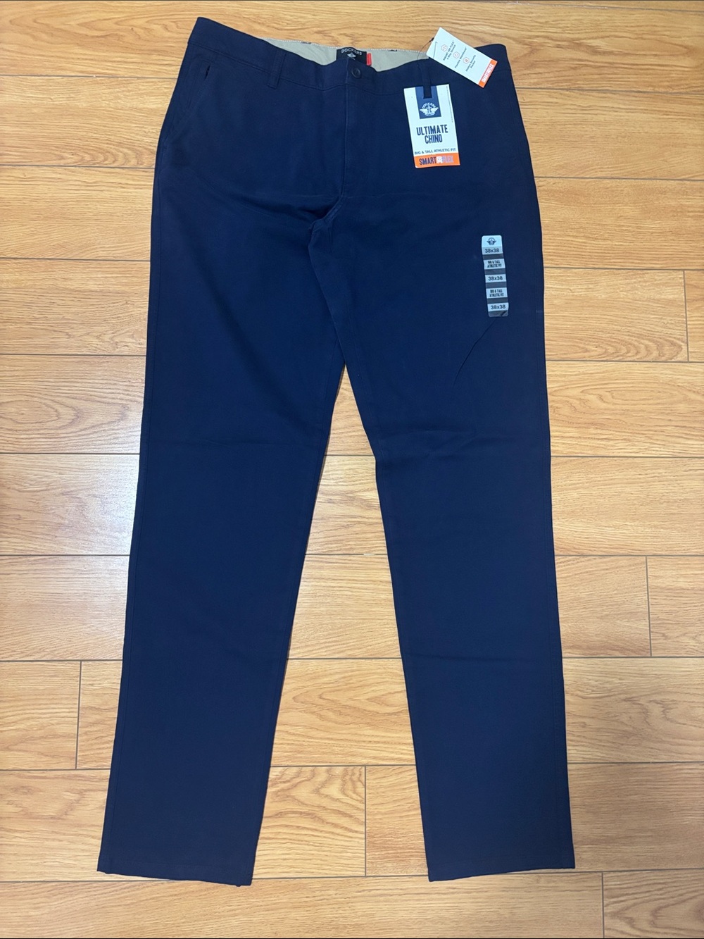 Dockers Big & Tall Navy Blue Men's Chinos